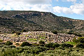 Gourni, the most completely preserved of the Minoan towns. 